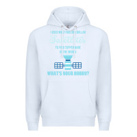 White Geocaching, funny geocacher, travel, Premium Hoodie - artisFamous
