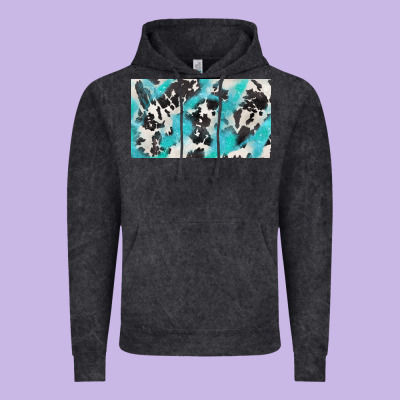 Cowhide Glitter  Cup Vintage Hoodie Designed By Barkaloodesign