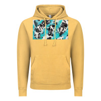 Vintage Mustard cowhide glitter  cup Vintage Hoodie - BarkalooDesign