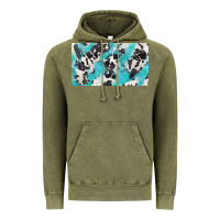 Vintage Olive cowhide glitter  cup Vintage Hoodie - BarkalooDesign