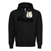 Black The Rescue Collective Zipper Hoodie - Bettercallsaul