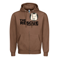 Chestnut The Rescue Collective Zipper Hoodie - Bettercallsaul