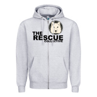 Heather Grey The Rescue Collective Zipper Hoodie - Bettercallsaul