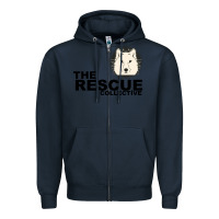 Navy The Rescue Collective Zipper Hoodie - Bettercallsaul