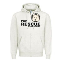 Oatmeal Heather The Rescue Collective Zipper Hoodie - Bettercallsaul