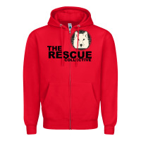 Red The Rescue Collective Zipper Hoodie - Bettercallsaul