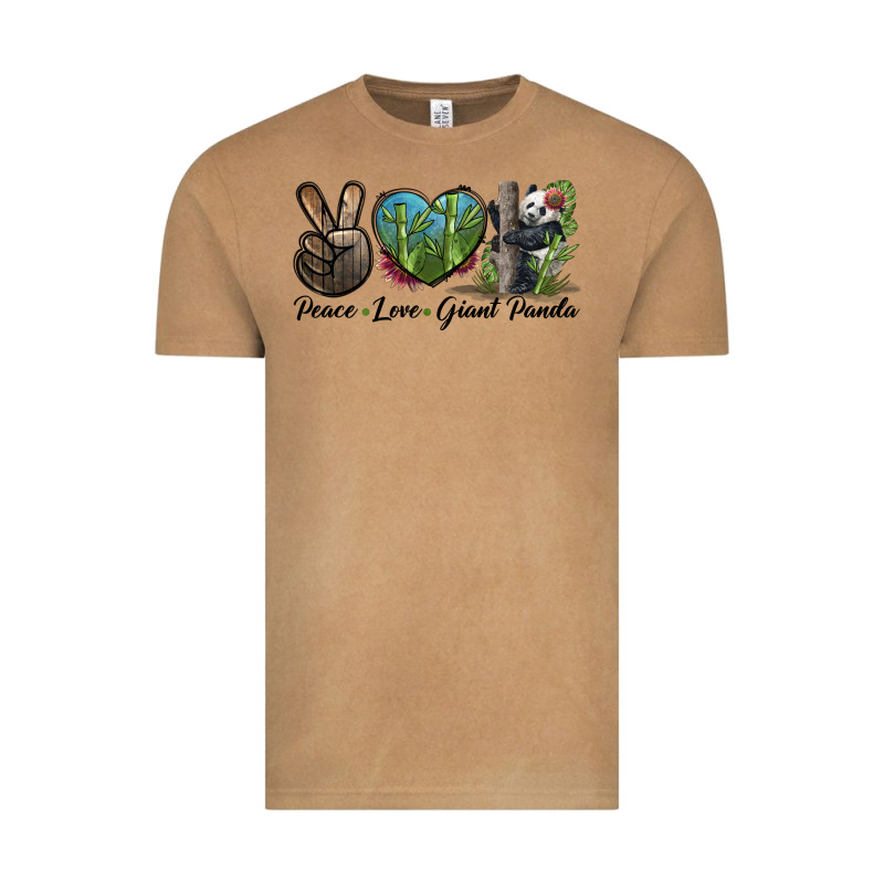 Peace Love Giant Panda Vintage Tee by LillyAllenDesigns | Teevron