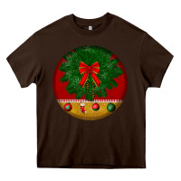 Chocolate Brown christmas Heavy Core Tee - BundleAndBundleShop