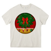 Cream christmas Heavy Core Tee - BundleAndBundleShop
