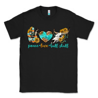 Black peace love bull skull bbs Classic Tee - BundleAndBundleShop
