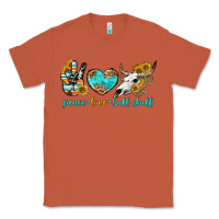 Copper peace love bull skull bbs Classic Tee - BundleAndBundleShop