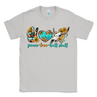 Moon Dust peace love bull skull bbs Classic Tee - BundleAndBundleShop