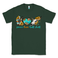 Sports Green peace love bull skull bbs Classic Tee - BundleAndBundleShop