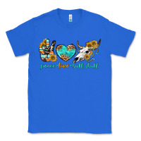 True Royal peace love bull skull bbs Classic Tee - BundleAndBundleShop