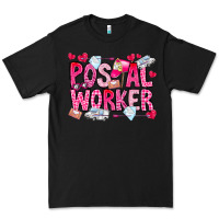 Black Postal Worker Premium Tee - CowhideDigitalArt
