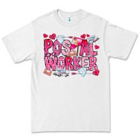 White Postal Worker Premium Tee - CowhideDigitalArt