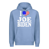 Colony Blue i love joe biden Premium Hoodie - artisFamous
