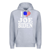 Heather Grey i love joe biden Premium Hoodie - artisFamous