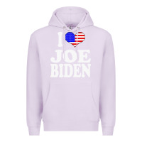 Lilac i love joe biden Premium Hoodie - artisFamous