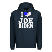 Navy i love joe biden Premium Hoodie - artisFamous