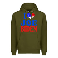 Army Green i love joe biden Premium Hoodie - artisFamous