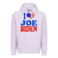 Lilac i love joe biden Premium Hoodie - artisFamous