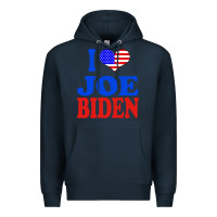 Navy i love joe biden Premium Hoodie - artisFamous