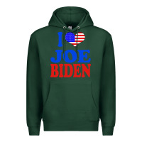 Sports Green i love joe biden Premium Hoodie - artisFamous