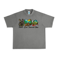 Tornado Peace Love Peacock Bass Urban Heavy Tee - LillyAllenDesigns