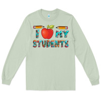 Matcha i love my students with pen and Long Sleeve Tee - Artiststas
