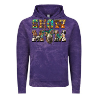 Cloud Purple show mom donkey Vintage Hoodie - BarkalooDesign