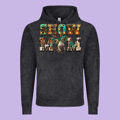 Show Mom Donkey Vintage Hoodie Designed By Barkaloodesign