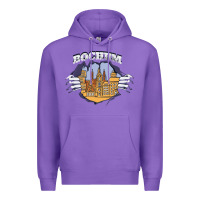 Purple Bochum city Premium Hoodie - artisFamous