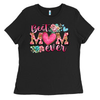 Black best mom ever Ladies Tee - RacoonDesign