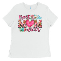 White best mom ever Ladies Tee - RacoonDesign