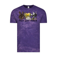 Cloud Purple peace love ostrich Vintage Tee - LillyAllenDesigns
