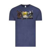 Vintage Denim peace love ostrich Vintage Tee - LillyAllenDesigns