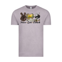 Peace Love Ostrich Vintage Tee | Teevron