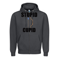 Smoke Stupid Cupid Zipper Hoodie - Bettercallsaul