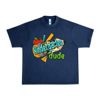 Navy kindergarten grade dude Urban Heavy Tee - RanaPortraitStore