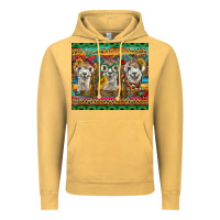 Vintage Mustard alpacas Vintage Hoodie - BarkalooDesign