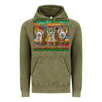 Vintage Olive alpacas Vintage Hoodie - BarkalooDesign