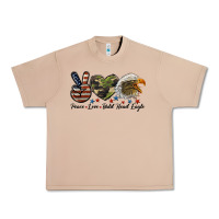 Burro peace love bald head eagle Urban Heavy Tee - LillyAllenDesigns