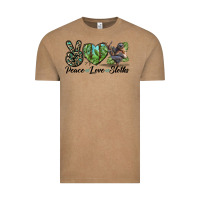 Vintage Coffee Peace Love Sloths Vintage Tee - LillyAllenDesigns