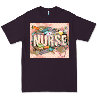 Plum Easter Nurse Premium Tee - LillyAllenDesigns
