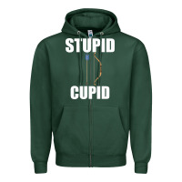 Sports Green Studip Cupid Zipper Hoodie - Bettercallsaul