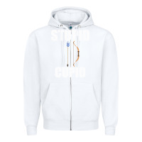 White Studip Cupid Zipper Hoodie - Bettercallsaul