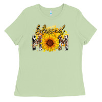 Matcha blessed mom sunflower Ladies Tee - RacoonDesign