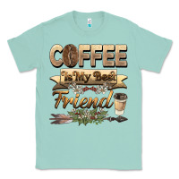 Seafoam coffee is my best friend Classic Tee - BarkalooDesign