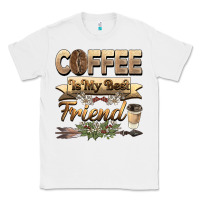 White coffee is my best friend Classic Tee - BarkalooDesign